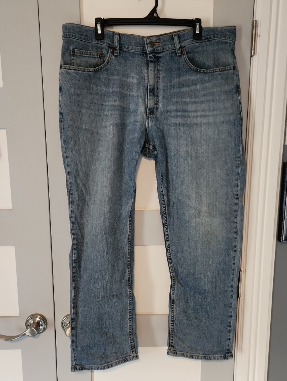 Lee Light Blue Denim Relaxed Fit Jeans, size 38 X 29